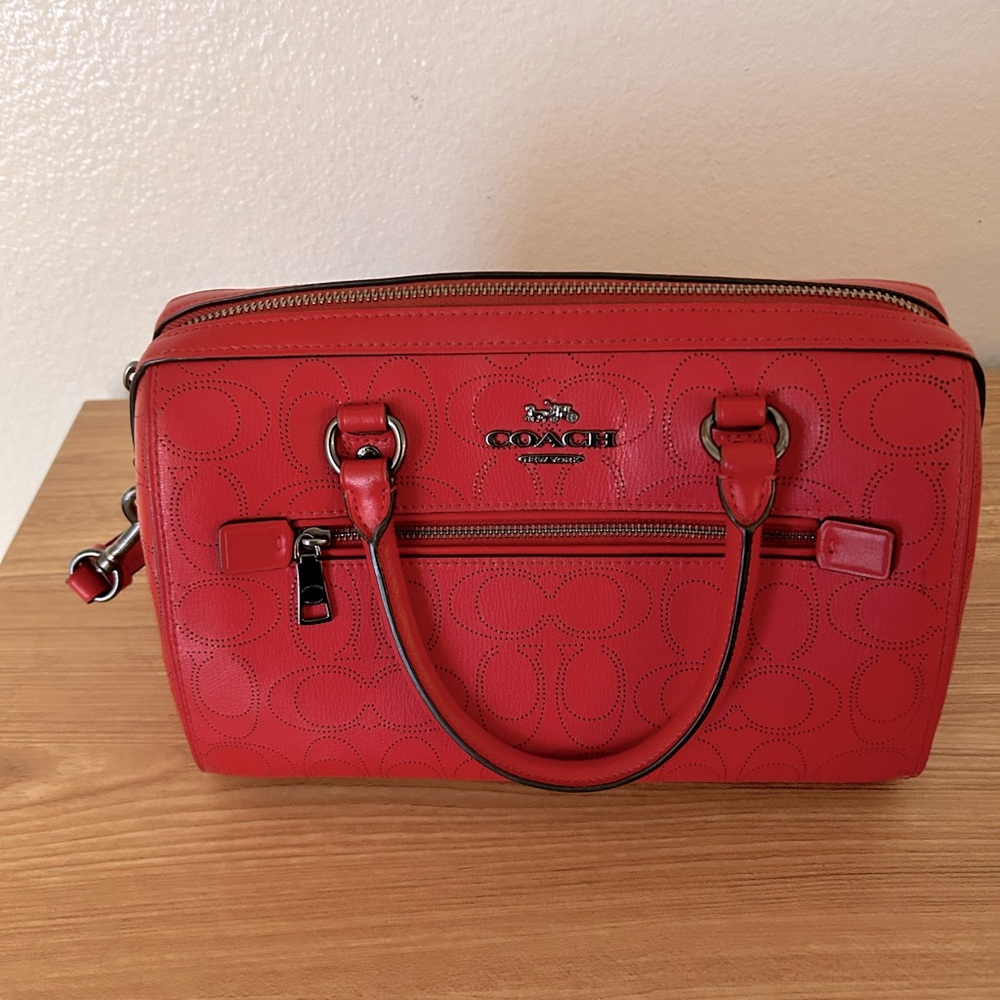 COACH, Sports Red Shoulder Bag